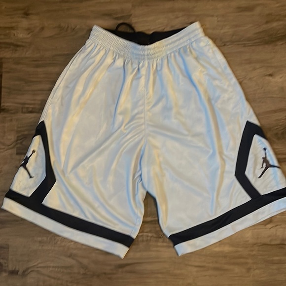Jordan Shorts Mens Jordan Extra Large Diamond Elite Baby Blue